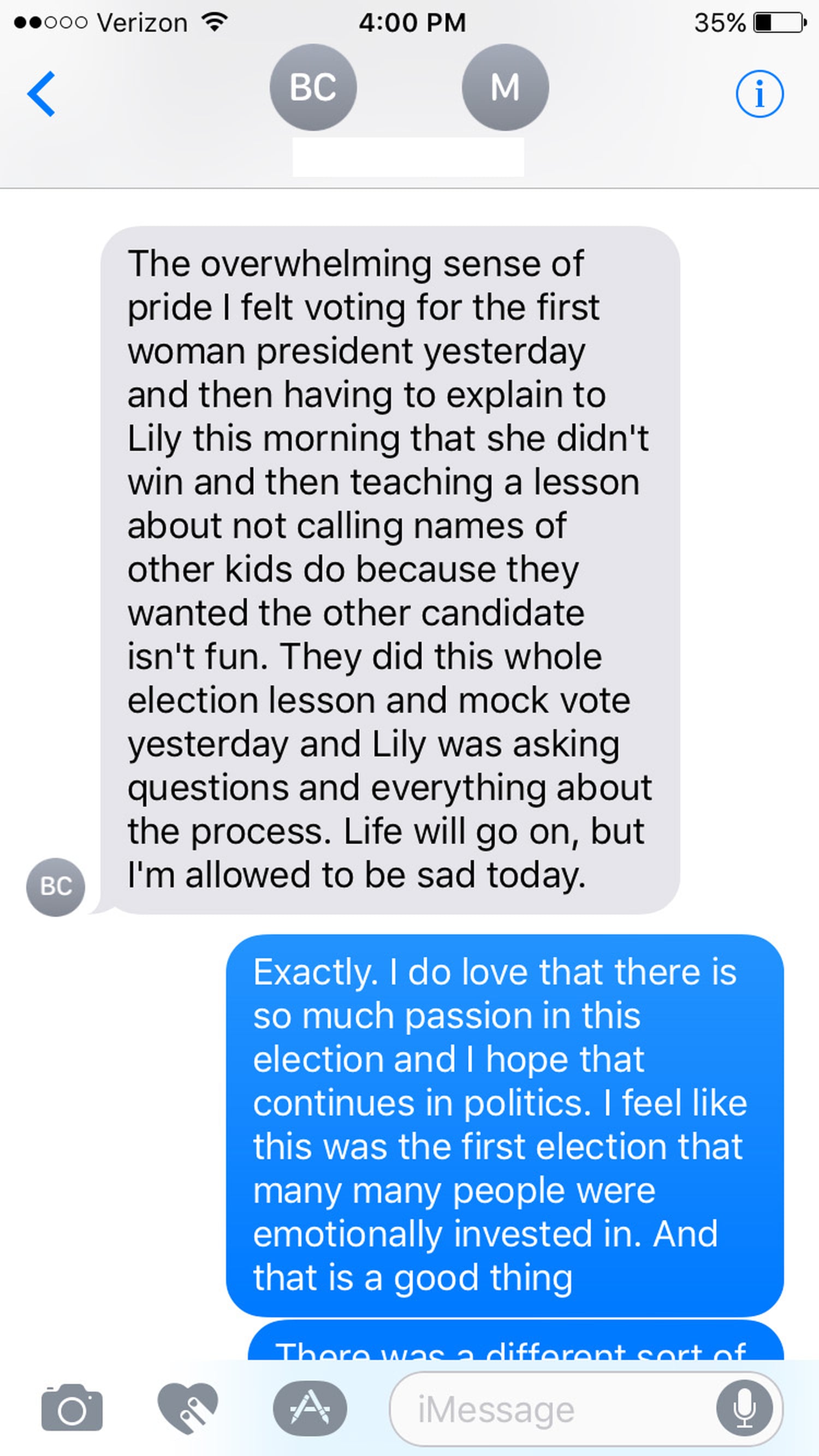 Women React Over Text Messages to the 2016 Election | PS Tech