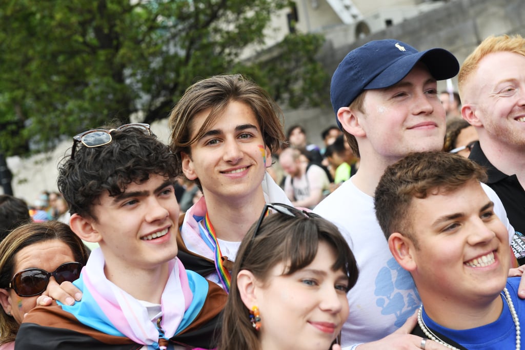 Photos of the "Heartstopper" Cast at London's Pride March