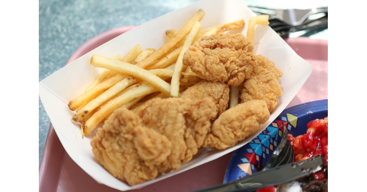 Chicken Breast Nuggets and Fries Best Cheap Disneyland Food