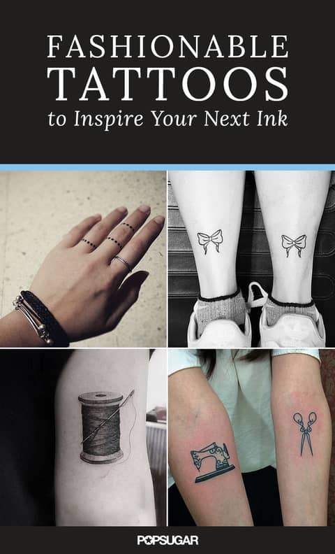 LV Life  Chanel tattoo, Gucci tattoo, Cute tattoos for women