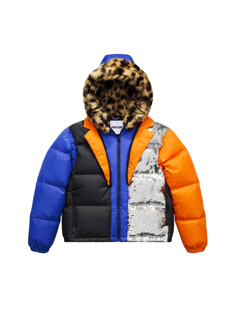 Color-Block Down Jacket