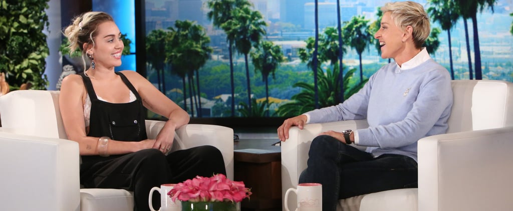 Miley Cyrus Talks About Her Engagement Ring on Ellen 2016