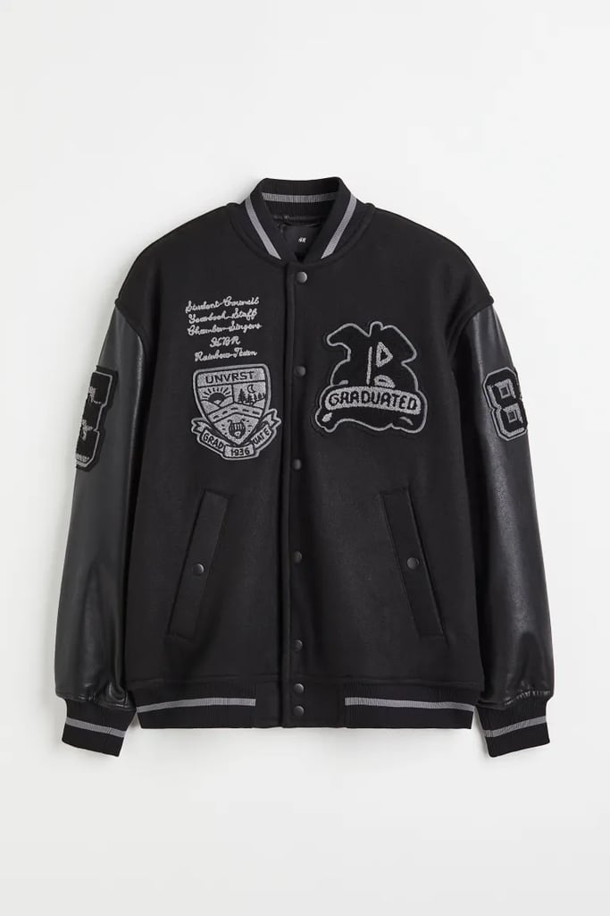 H&M Wool-Blend Baseball Jacket