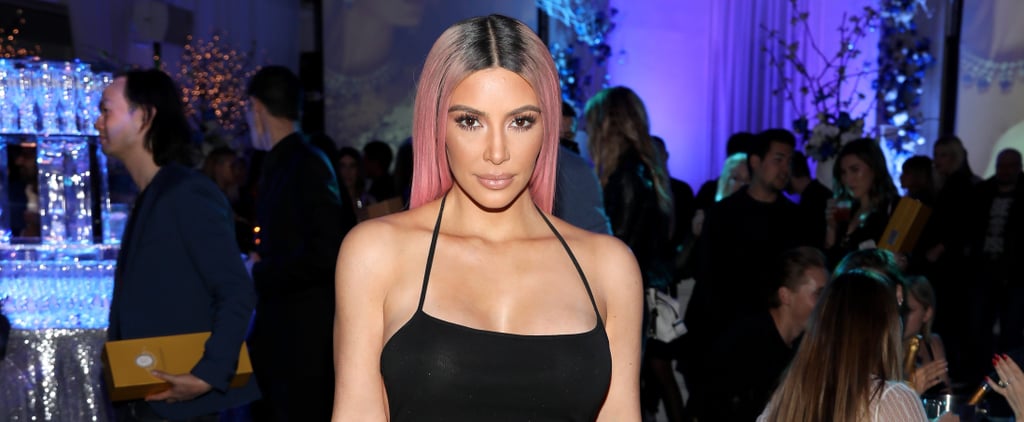 Kim Kardashian's Glitter Heels