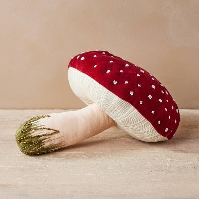 John Derian For Target Shaped Pillow Fall Mushroom