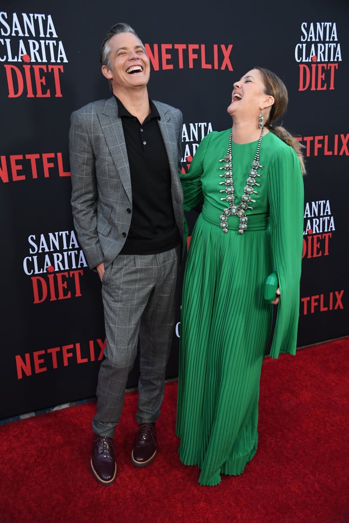 Drew Barrymore Timothy Olyphant Santa Clarita Diet Premiere