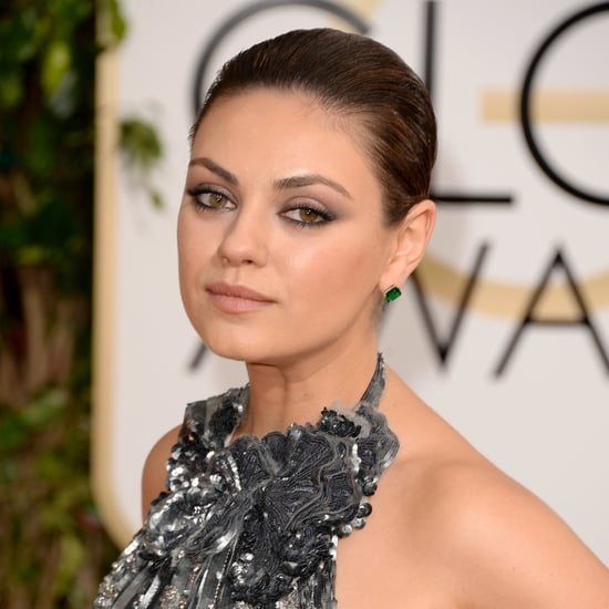 Mila Kunis's Hair and Makeup at Golden Globes 2014