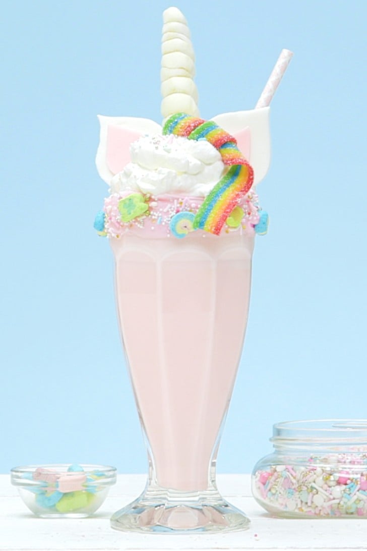 Magical Unicorn Boozy Milkshake | POPSUGAR Food