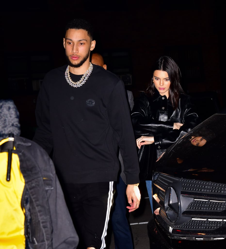 Kendall Jenner Fuzzy Heels Ben Simmons Feb. 2019