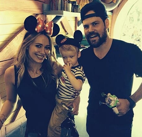 Once a Disney star herself — long live Lizzie McGuire! — Hilary Duff had a lot of cheer to share with Luca and Mike Comrie at Disneyland in December 2013.