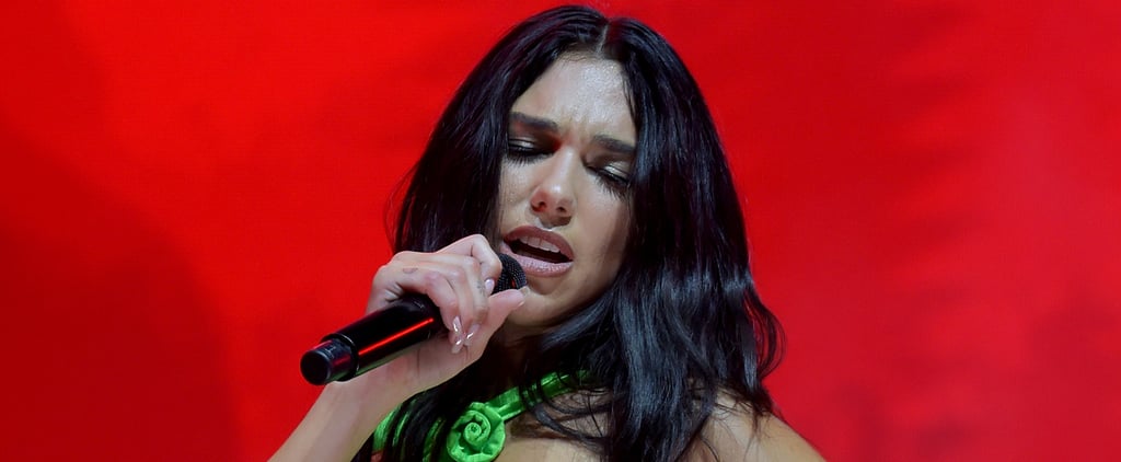Dua Lipa Redefines the Dance Costume in This Neon Cutout Minidress