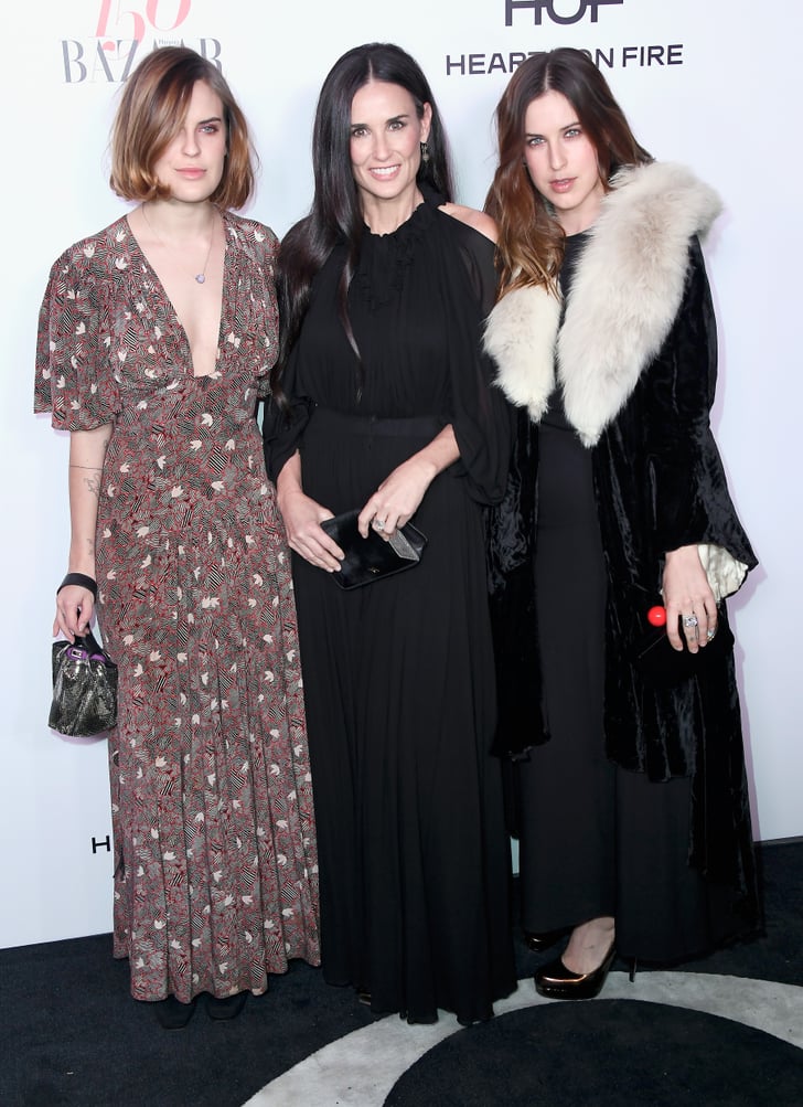 Demi Moore and Daughters at Harper's Bazaar Event Jan. 2017 | POPSUGAR ...