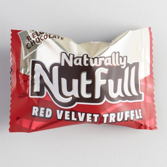 This Belgian truffle combines roasted almonds, a red velvet filling, a cream-cheese-flavored white chocolate shell, and crunchy crisps.  
Shop it: Nutffles Red Velvet Truffles, Set of 36 ($14)