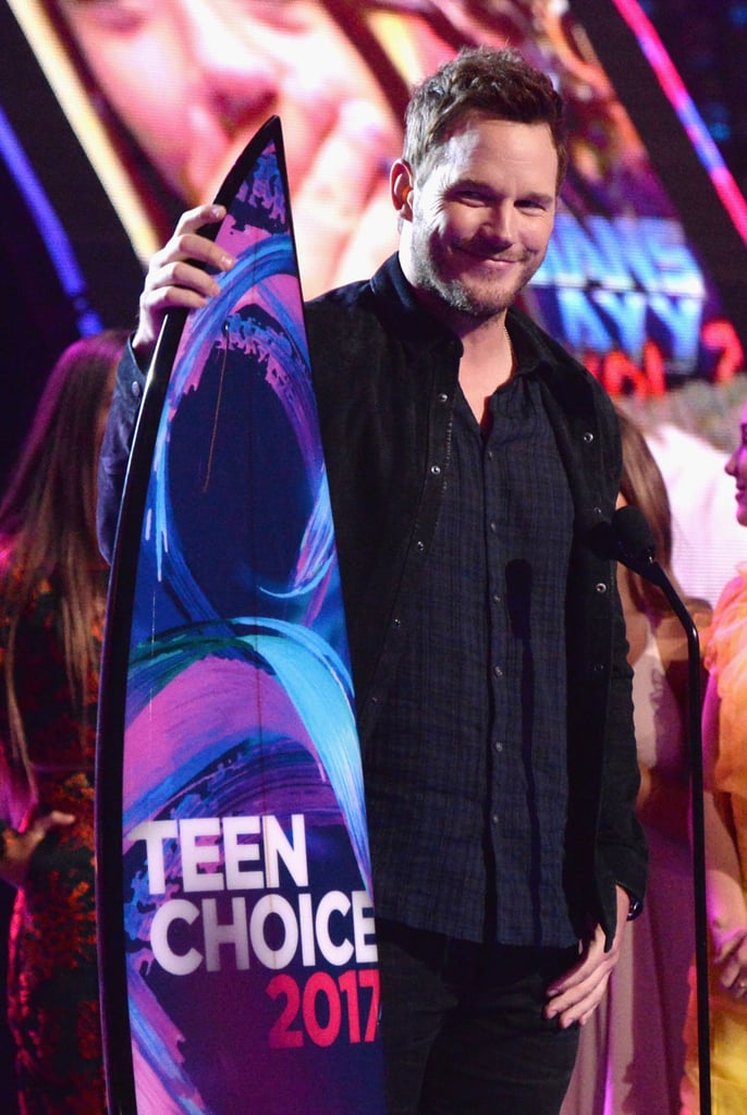Chris Pratt at the 2017 Teen Choice Awards