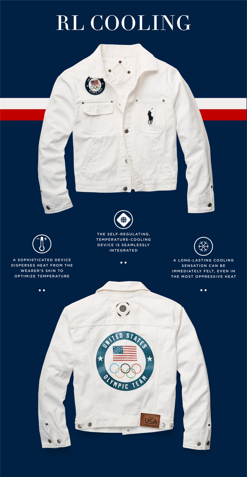 Team USA Opening Ceremony Outfit featuring RL Cooling Technology