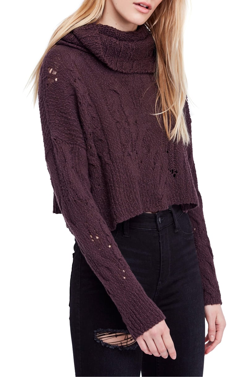 Free People Shades of Dawn Crop Sweater