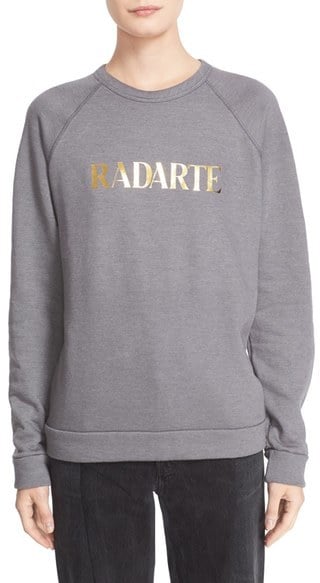 Rodarte 'Radarte' Foil Sweatshirt