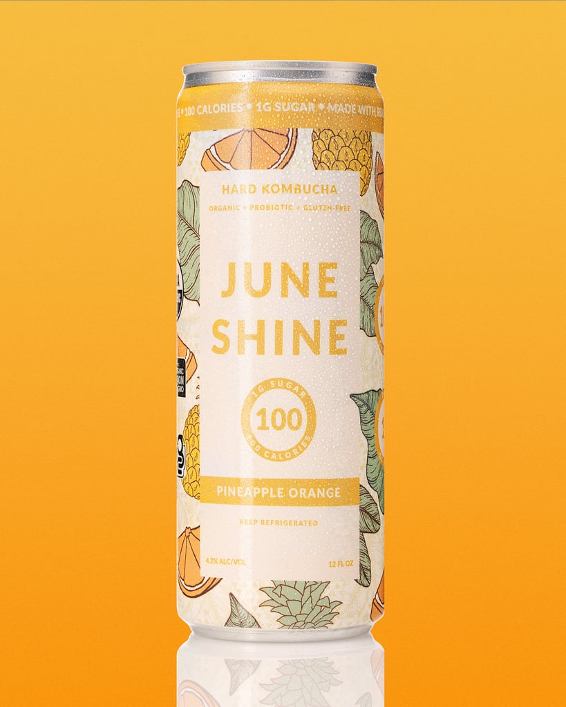 JuneShine 100 Hard Kombucha Pineapple Orange Flavor