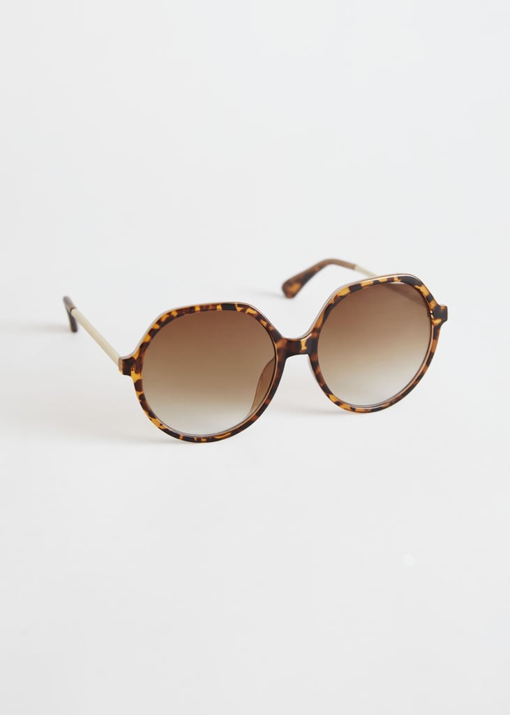 & other Stories Oversized Tortoise Sunglasses