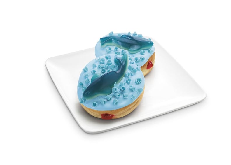 Blue Raspberry Slurpee-Flavored Doughnut