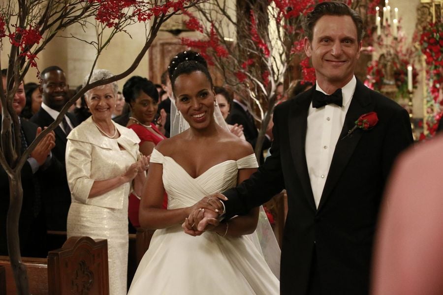 Scandal Olivia And Fitzs Wedding Pictures Popsugar Entertainment 