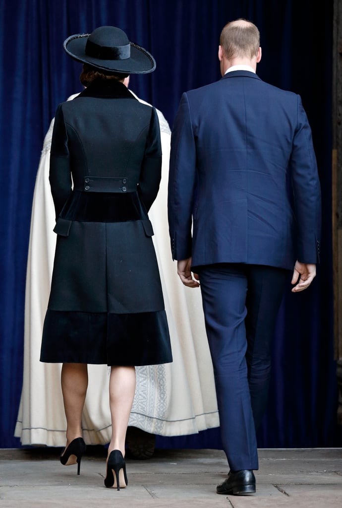 Kate Middleton Alexander McQueen Coat Memorial Service 2016