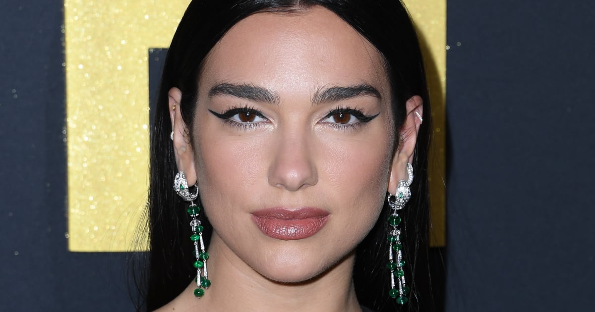 Dua Lipa Wears a Silk One-Shoulder Gown and Spandex Opera