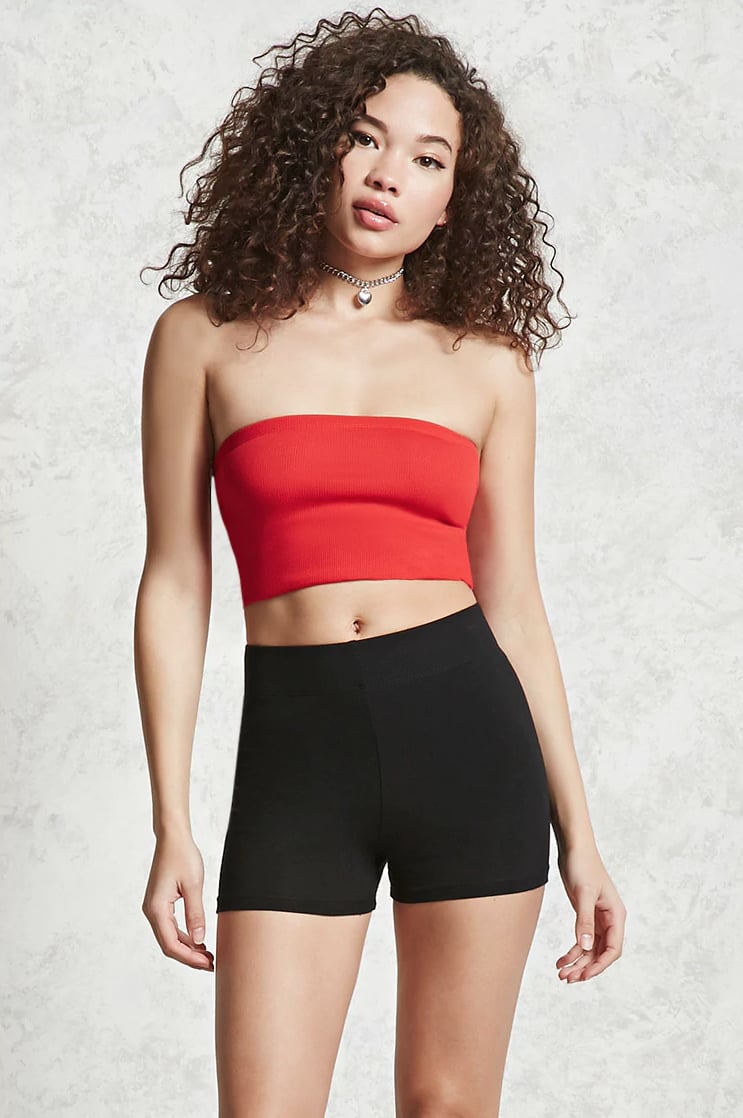 Forever 21 cotton biker shorts sales