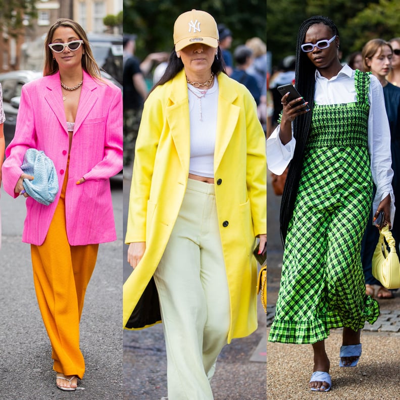 Street Style Is Full of Bright Colors at London Fashion Week