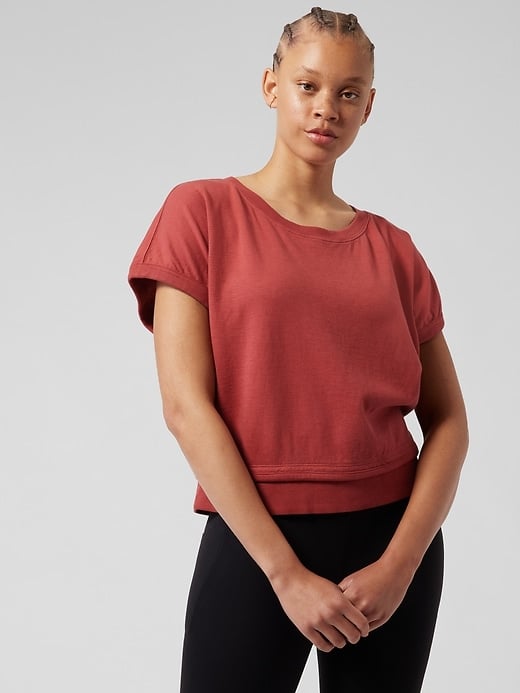 Sundown Shirred Tee