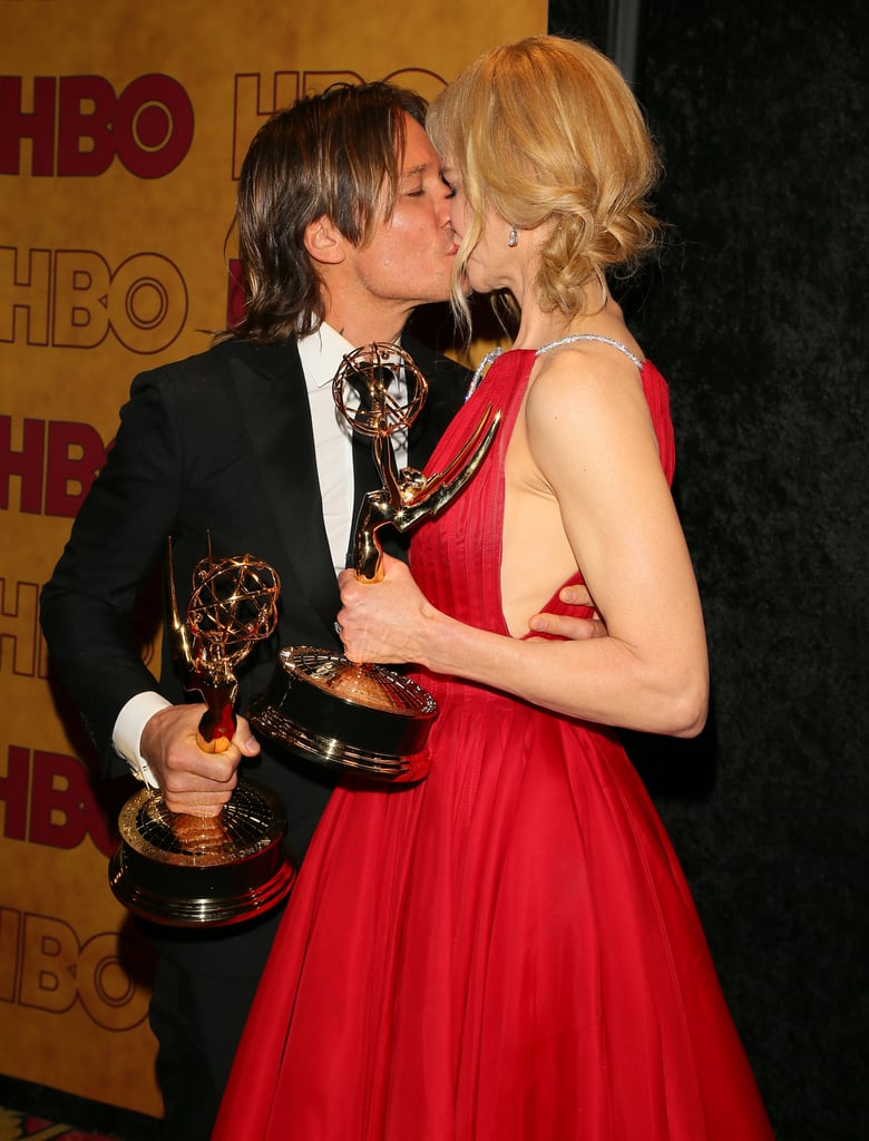 Nicole Kidman and Keith Urban at the 2017 Emmys