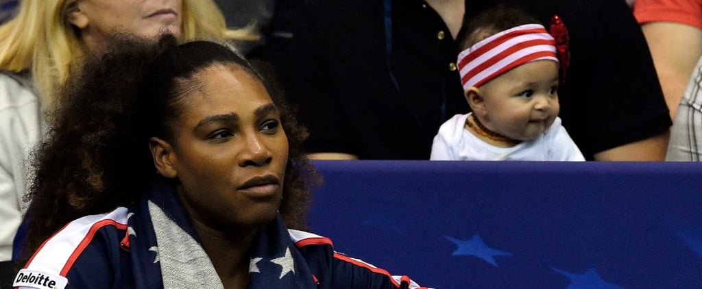 Serena Williams and Daughter Alexis at the 2018 Fed Cup