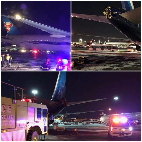 Kuwait Airways Jet Struck By Chinese Plane at JFK