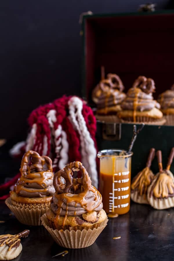 Death by Butterbeer Cupcakes
