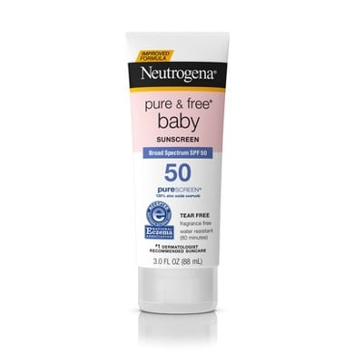 Neutrogena Pure & Free Baby Sunscreen, SPF 50