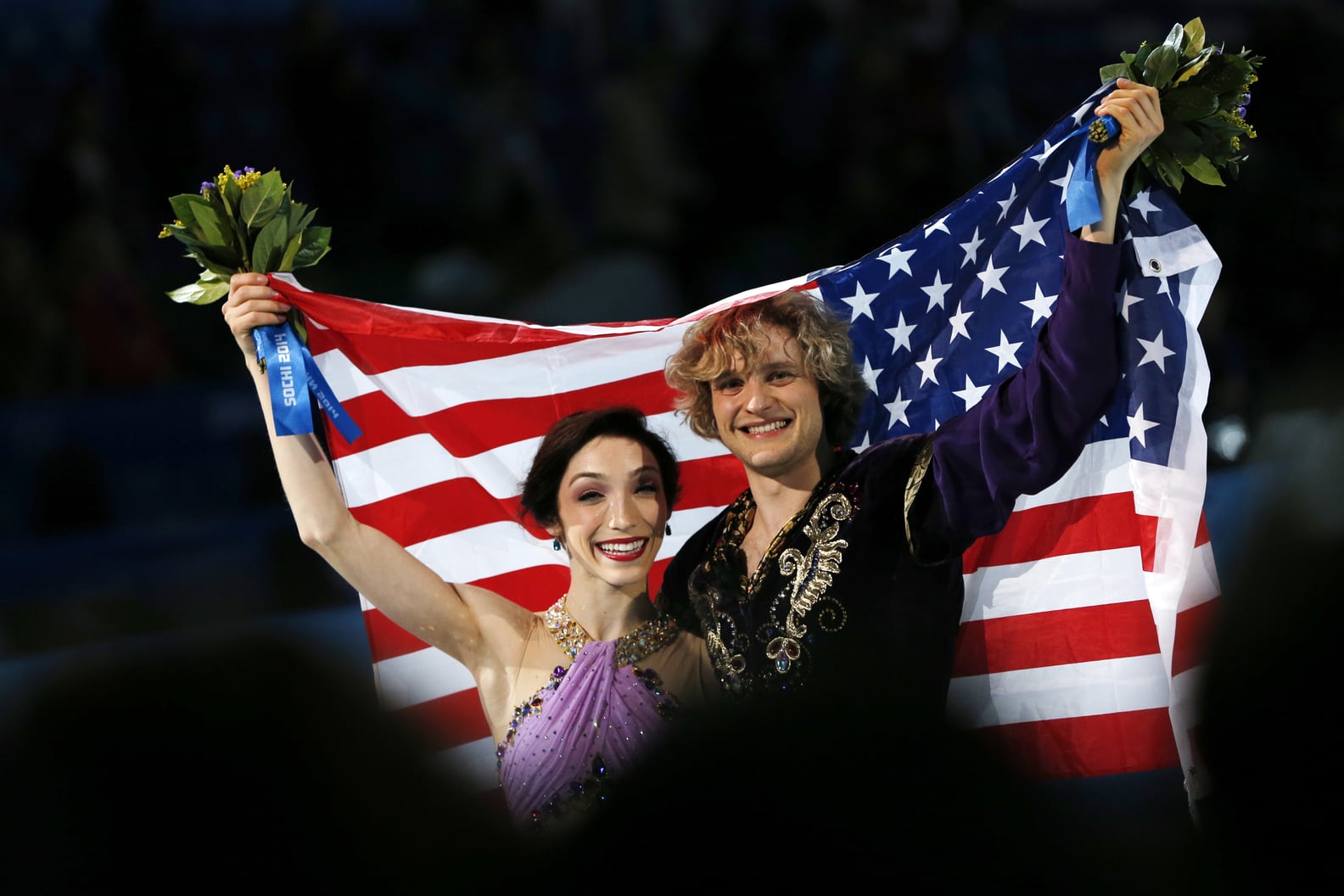 Meryl Davis and Charlie White Gold Medal | PS Celebrity