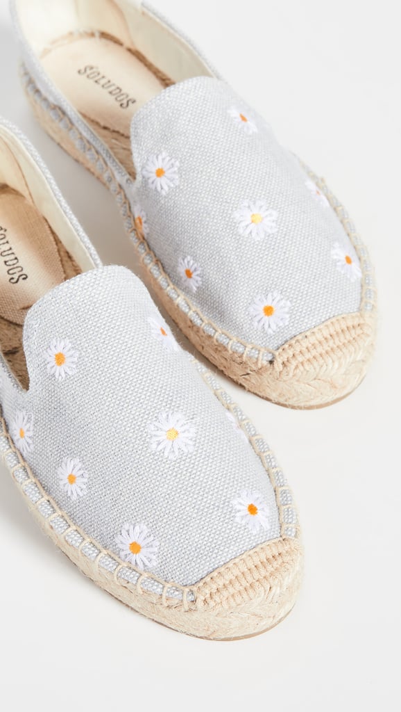 Soludos Daisies Embroidered Espadrilles