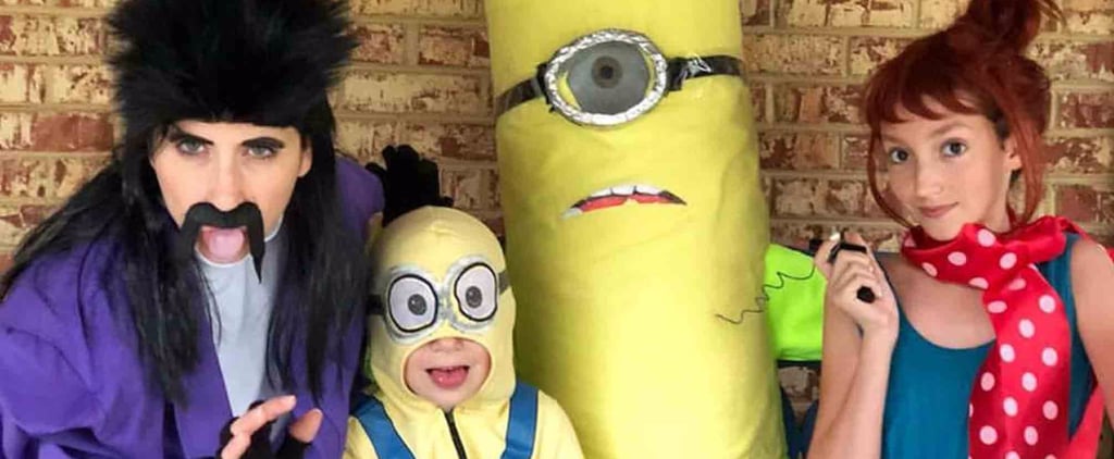 Mom Picks Kids Up From the Bus in Different Costumes