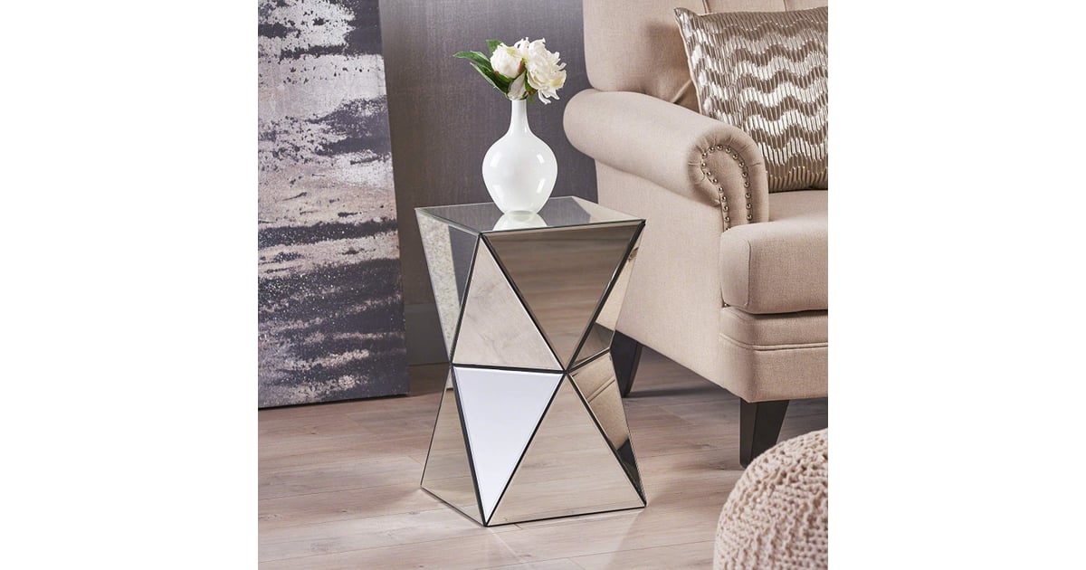 Christopher Knight Home Aedon Mirrored Side Table Best Mirrored