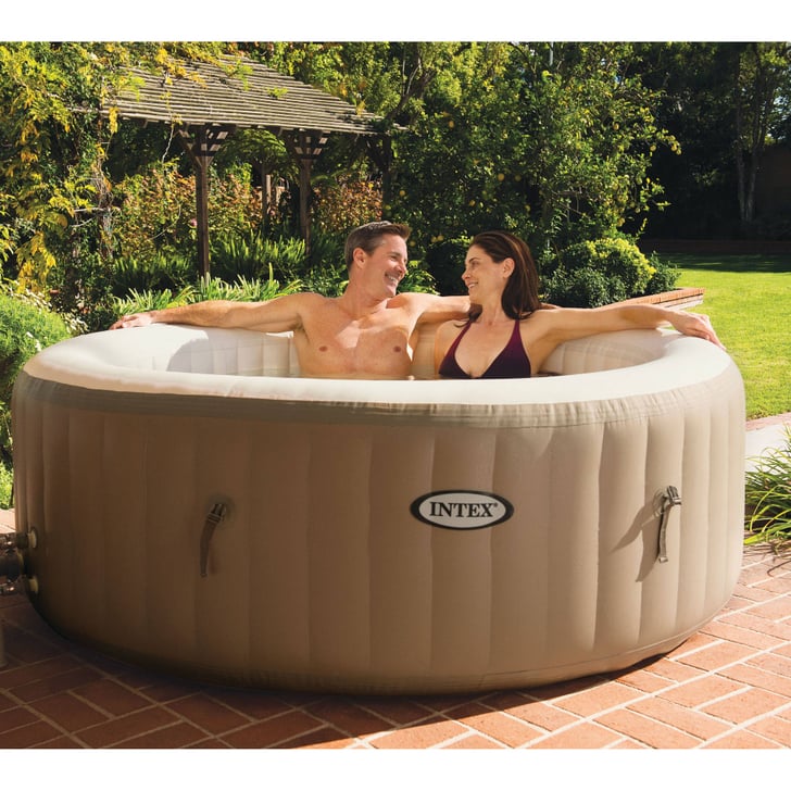 Intex 120 Bubble Jets Four-Person Round Portable Inflatable Hot Tub Spa ($389)