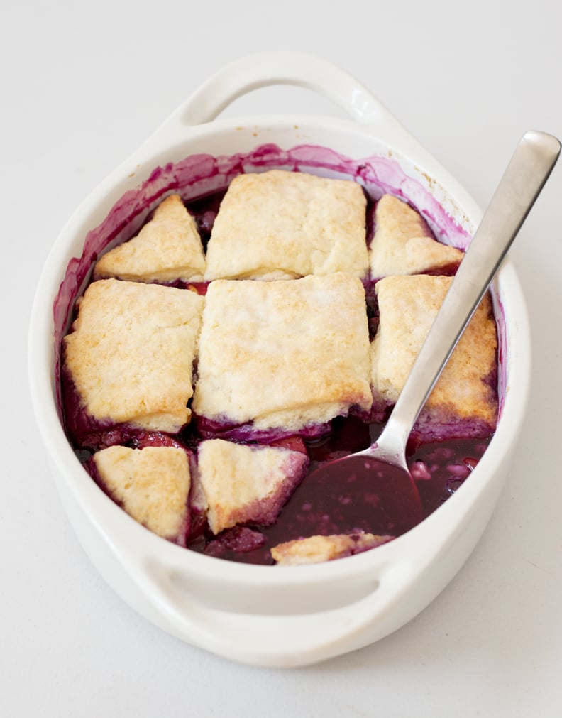 Peach Blueberry Cobbler