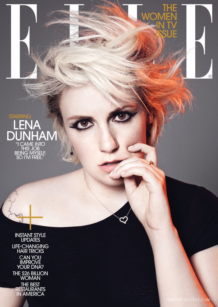 Lena Dunham in Elle Magazine February 2015