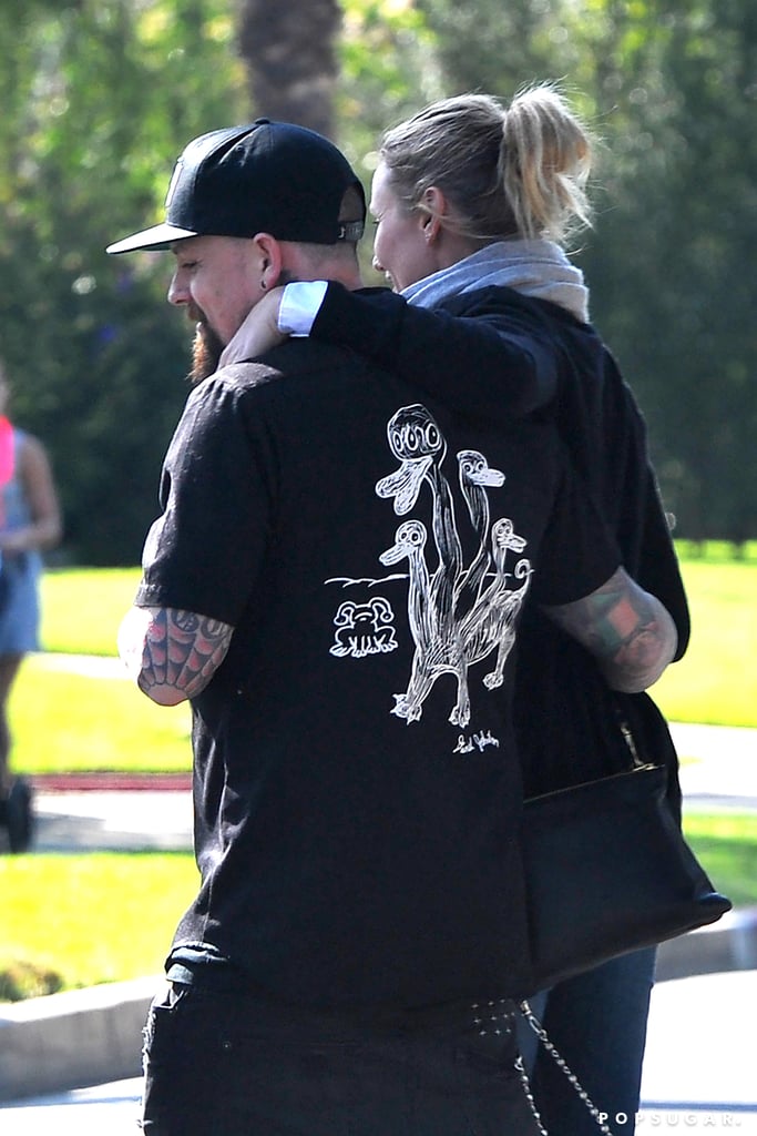 Cameron Diaz and Benji Madden PDA May 2015