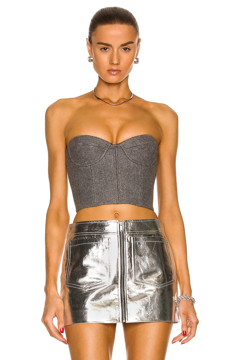 LaQuan Smith Strapless Bustier Top