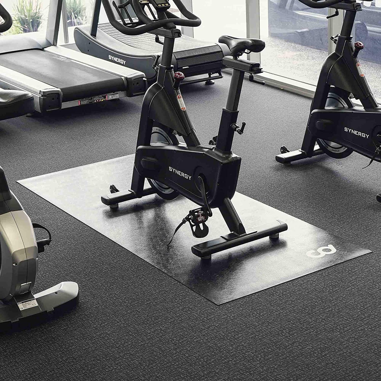 what size mat for peloton bike