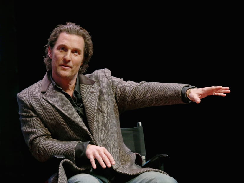 AUSTIN, TEXAS - JANUARY 21:  Matthew McConaughey participates in a Q&A after a special screening of his new film 