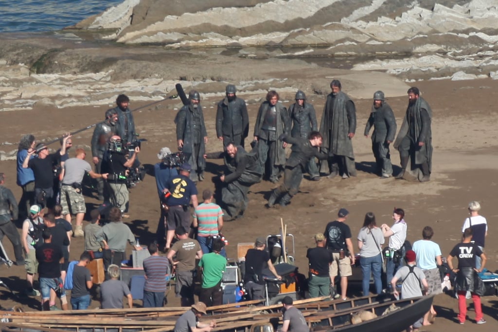 Theon and Euron Greyjoy on the Game of Thrones Season 7 Set