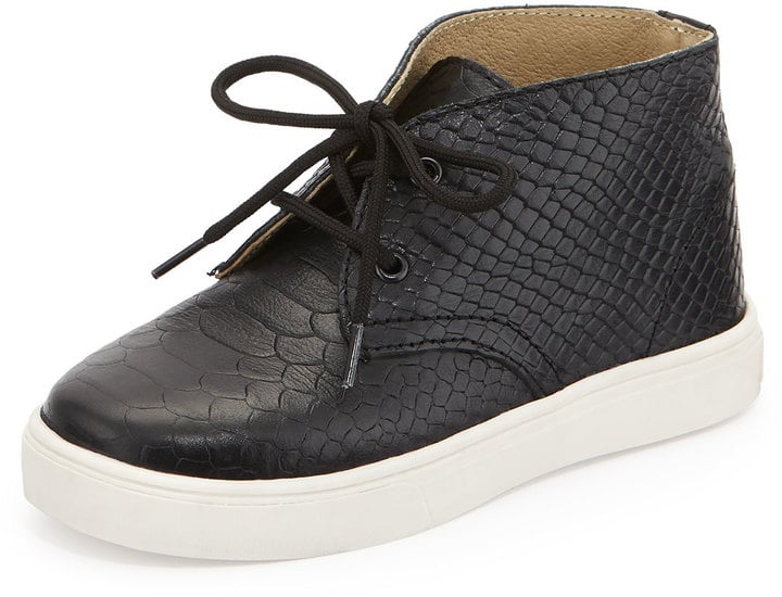 AKID Knight Snake-Embossed High-Top Sneaker ($85)