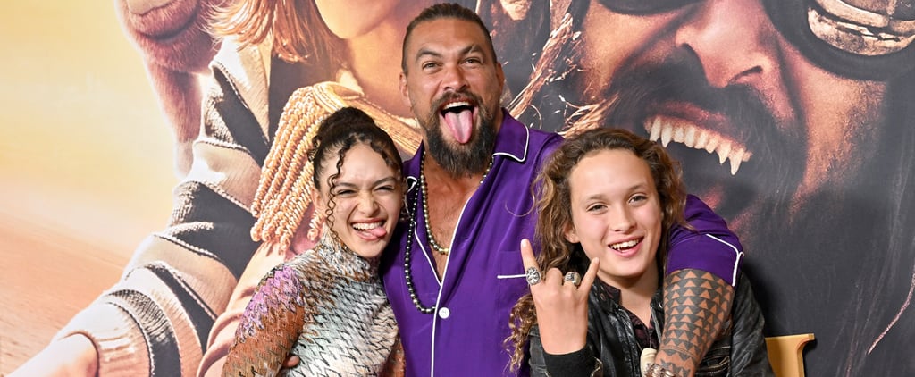 Jason Momoa and His Kids at Slumberland Premiere | Photos