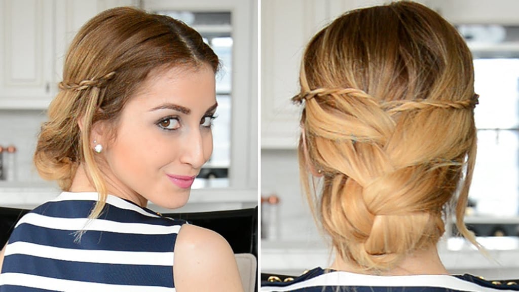 Catelyn Stark's elegant updo is perfect for special occasions.
